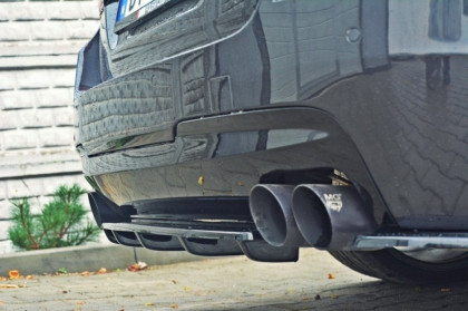 Difuzor zadního nárazníku V.1 BMW 5 F11 sedan M-PACK (2011-) s double duplex carbon look