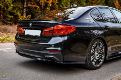 Splittery zadní boční BMW 5 G30/ G31 M-Pack 2017- carbon look