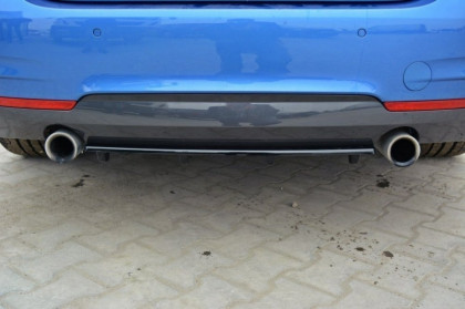 Difuzor zadního nárazníku BMW 4 F32 M-PACK 2013 - se žebry matný plast