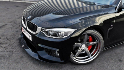 Spojler pod přední nárazník lipa V.2 BMW 4 F32 M-PACK 2013 - carbon look