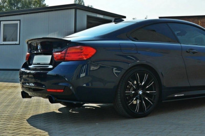 Splittery zadní boční BMW 4 F32 M-PACK 2013 - černý lesklý plast