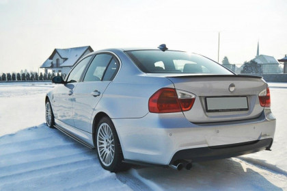 Splittery zadní boční BMW 3 E90 MPACK 2004- 2008 černý lesklý plast