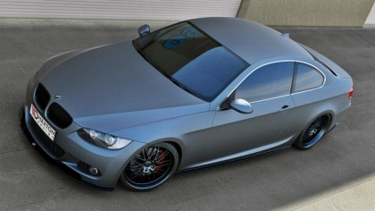 Spojler pod přední nárazník lipa hybrid BMW 3 E92 MPACK 2006-2010 černý lesklý plast