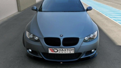 Spojler pod přední nárazník lipa hybrid BMW 3 E92 MPACK 2006-2010 černý lesklý plast