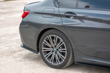 Splittery zadní boční BMW 3 G20 M-pack 2019- černý lesklý plast