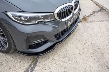Spojler pod přední nárazník lipa V.2 BMW 3 G20 M-pack 2019- carbon look