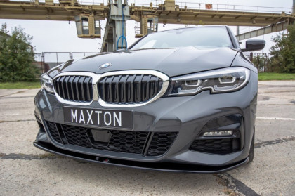 Spojler pod přední nárazník lipa V.3 BMW 3 G20 M-pack 2019- carbon look