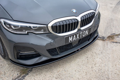 Spojler pod přední nárazník lipa V.3 BMW 3 G20 M-pack 2019- carbon look