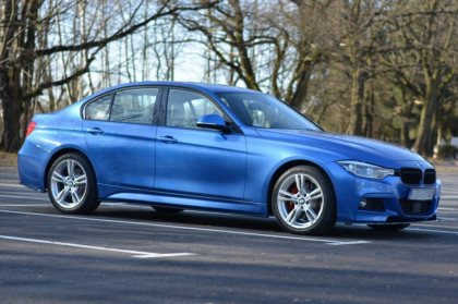 Prahové lišty BMW 3-SERIES F30 M-SPORT (2015-2018) černý lesklý plast