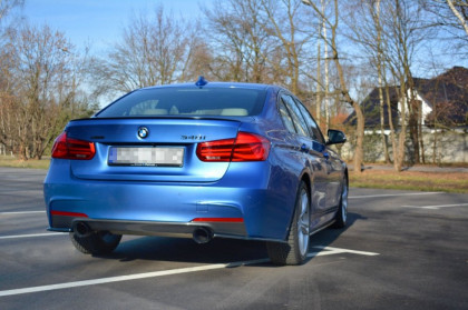 Splittery zadní boční BMW 3-SERIES F30 M-SPORT (2015-2018) černý lesklý plast