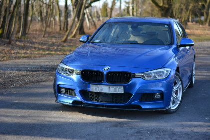 Spojler pod přední nárazník lipa BMW 3-SERIES F30 FL SEDAN M-SPORT (2015-2018) carbon look