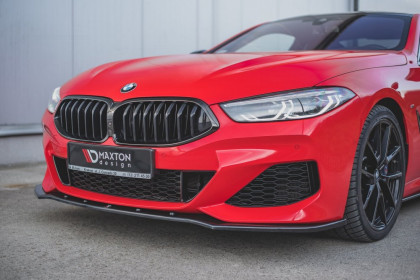 Spojler pod přední nárazník lipa V.1 Bmw M850i G15 2018 - černý lesklý plast