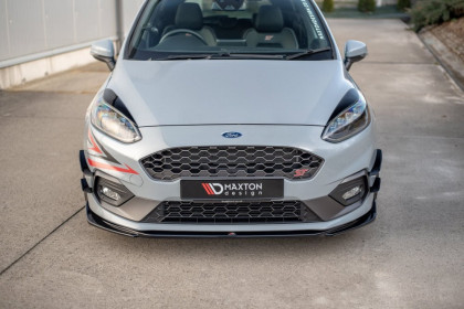 Spojler pod nárazník lipa V.1 Ford Fiesta Mk8 ST černý lesklý plast