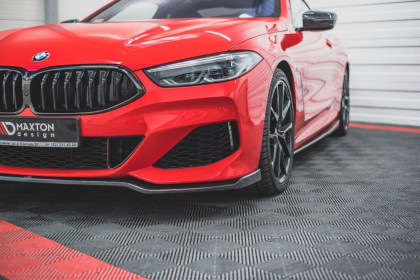 Spojler pod přední nárazník lipa V.2 Bmw M850i G15 2018 - černý lesklý plast