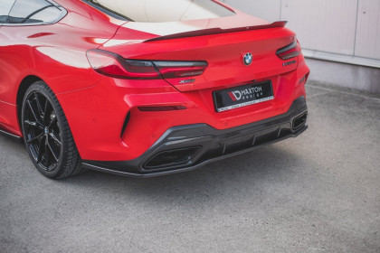 Difuzor zadního nárazníku Bmw M850i G15 2018 -  bez žeber černý lesklý plast