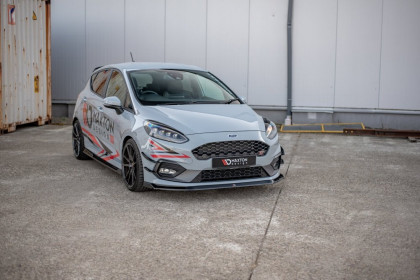 Spojler pod nárazník lipa V.2 Ford Fiesta Mk8 ST černý lesklý plast