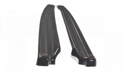 Prahové lišty Audi RS3 8V FL Sportback černý lesklý plast