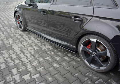 Prahové lišty Audi RS3 8V FL Sportback carbon look