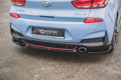 Difuzor zadního nárazníku Hyundai I30 N Hatchback Mk3 černý lesklý plast