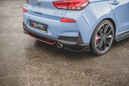 Splittery zadní boční V.3 Hyundai I30 N hatchback Mk3  černý lesklý plast