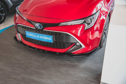 Spojler pod nárazník lipa V.1 Toyota Corolla XII Touring Sports/ Hatchback černý lesklý plast