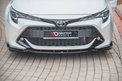 Spojler pod nárazník lipa V.2 Toyota Corolla XII Touring Sports/ Hatchback černý lesklý plast