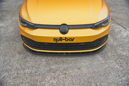 Spojler pod nárazník lipa V.1 VW Golf 8 2019- černý lesklý plast