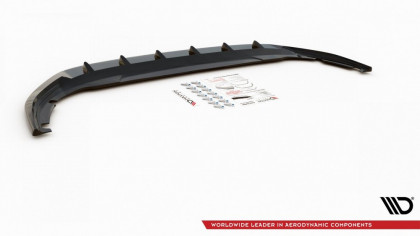 Spojler pod nárazník lipa V.1 VW Golf 8 2019- černý lesklý plast