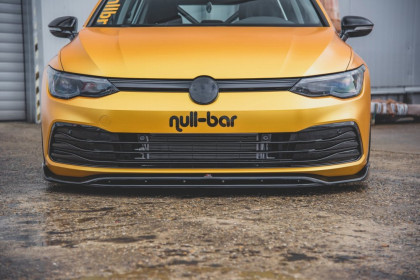 Spojler pod nárazník lipa V.2 VW Golf 8 2019- carbon look