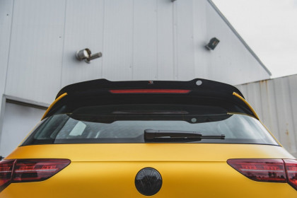 Prodloužení spoileru V.2 VW Golf 8 2019- černý lesklý plast