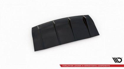 Difuzor zadního nárazníku Porsche Panamera Turbo / GTS 971 černý lesklý plast