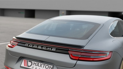 Prodloužení spoileru Porsche Panamera Turbo / GTS 971 černý lesklý plast