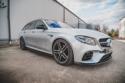 Prahové lišty Mercedes-Benz E63 AMG kombi S213 černý lesklý plast