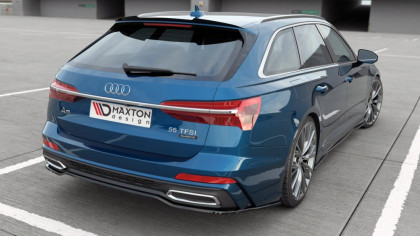 Podspoiler zadního nárazníku Audi A6 S-Line / S6 C8 Avant carbon look