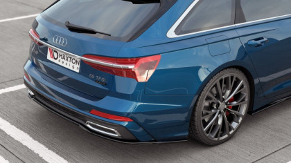 Podspoiler zadního nárazníku Audi A6 S-Line / S6 C8 Avant carbon look