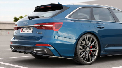 Podspoiler zadního nárazníku Audi A6 S-Line / S6 C8 Avant carbon look