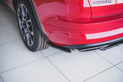 Splittery zadní boční Škoda Kodiaq RS černý lesklý plast