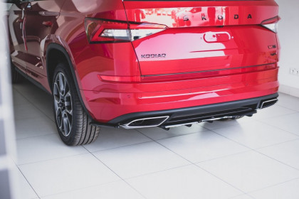 Splittery zadní boční Škoda Kodiaq RS carbon look