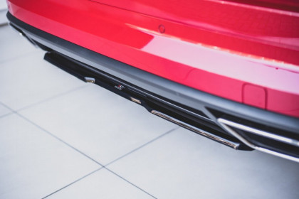 Podspoiler zadního nárazníku Škoda Kodiaq RS 2019 - černý lesklý plast