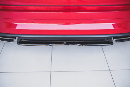 Podspoiler zadního nárazníku Škoda Kodiaq RS 2019 - černý lesklý plast