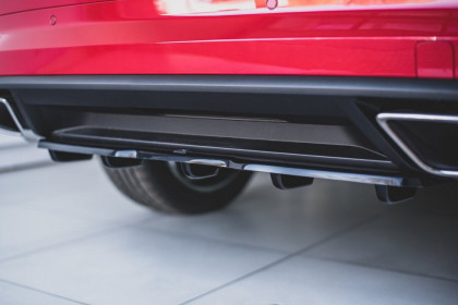 Podspoiler zadního nárazníku Škoda Kodiaq RS 2019 - se žebry carbon look
