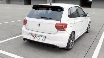 Podspoiler zadního nárazníku V.2 VW Polo GTI Mk6 černý lesklý plast