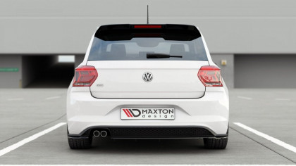 Podspoiler zadního nárazníku V.2 VW Polo GTI Mk6 carbon look