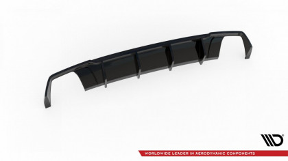Difuzor zadního nárazníku V.2 Seat Leon Cupra ST Mk3 FL černý lesklý plast