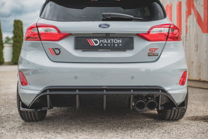 Splittery zadní boční Ford FIesta Mk8 ST černý lesklý plast