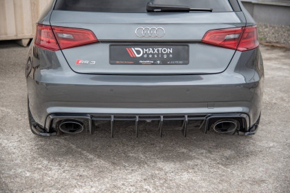 Splittery zadní boční V.2 Audi RS3 8V Sportback černý lesklý plast