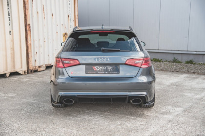 Splittery zadní boční V.1 Audi RS3 8V Sportback černý lesklý plast