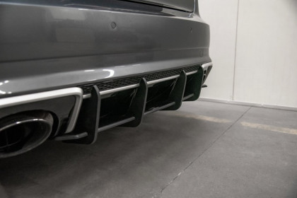 Difuzor zadního nárazníku Racing V.1 Audi RS3 8V Sportback černý lesklý plast