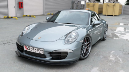 Spojler pod nárazník lipa V.2 Porsche 911 Carrera 991 černý lesklý plast