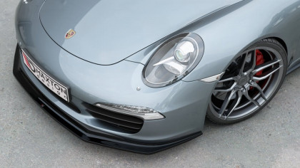 Spojler pod nárazník lipa V.2 Porsche 911 Carrera 991 černý lesklý plast